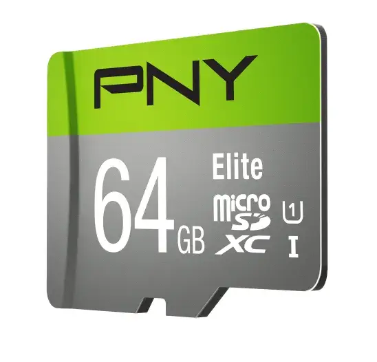 PNY Elite-X 64GB Class 10 U3 V30 microSDXC Memory Card