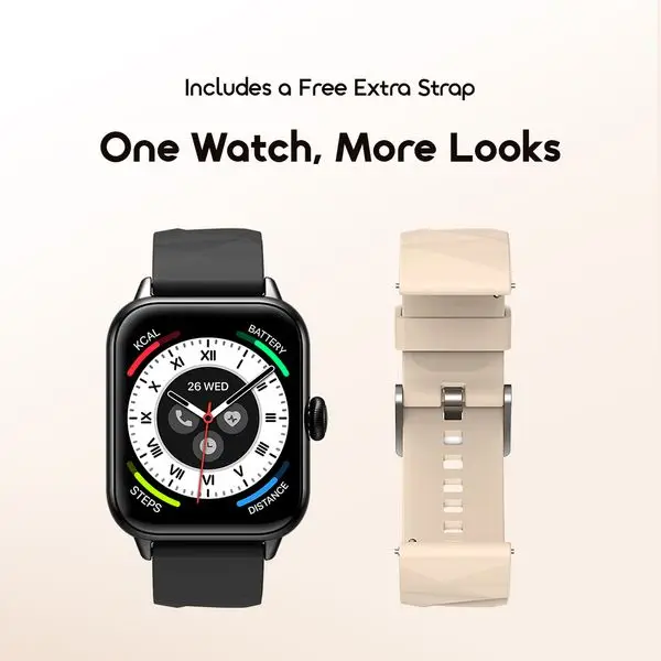 Oraimo Watch 6 Nano Black Smartwatch Price in BD, Gadget Point bd